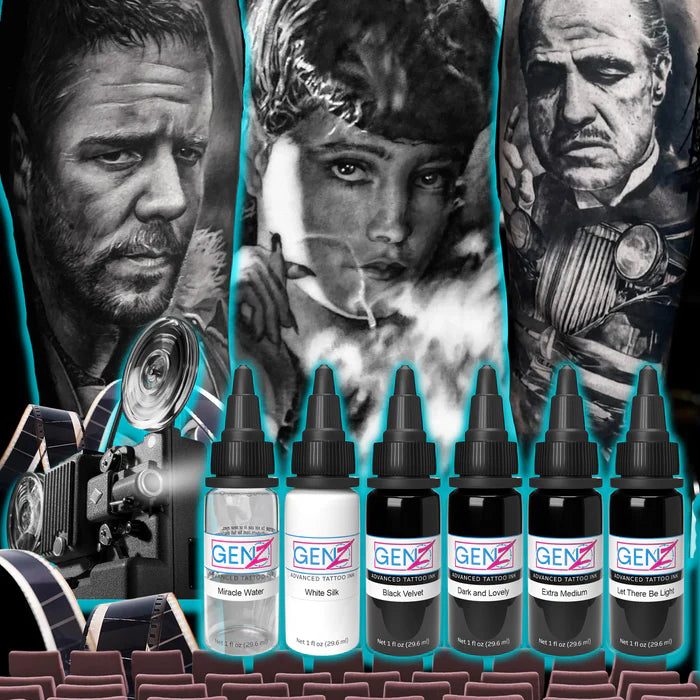 Intenze Ink Gen-Z Mark Mahoney REACH | Gangster Gray Set 6x 30ml