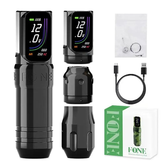 PEN Machine-FONE (3.5mm and 4.2mm Stroke) | Professional Tattoo Machine with Two Batteries