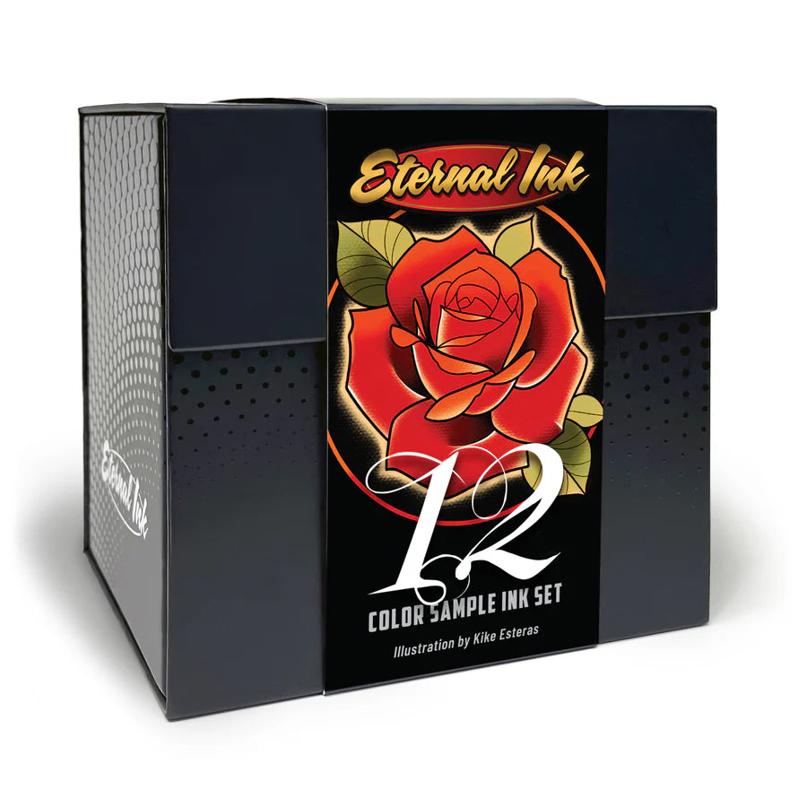 USA Eternal Tattoo Ink Set - 12x30ml Colors | Сет от цветни мастила на Етърнъл 12x30мл