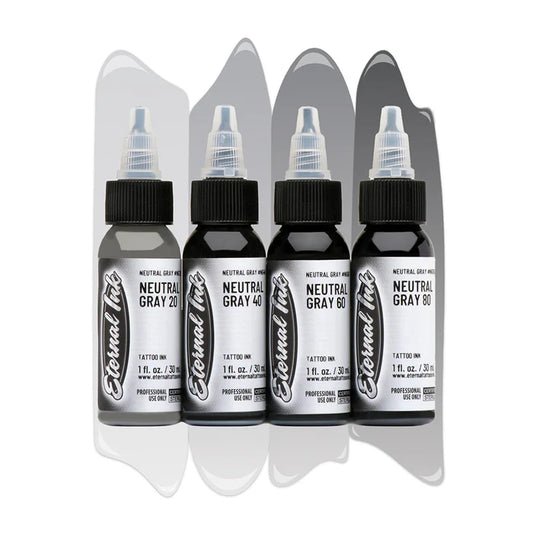 USA Eternal Ink Gray Opaque Set 4x30ml | Сет от сиви мастила на Етърнъл 4x30мл