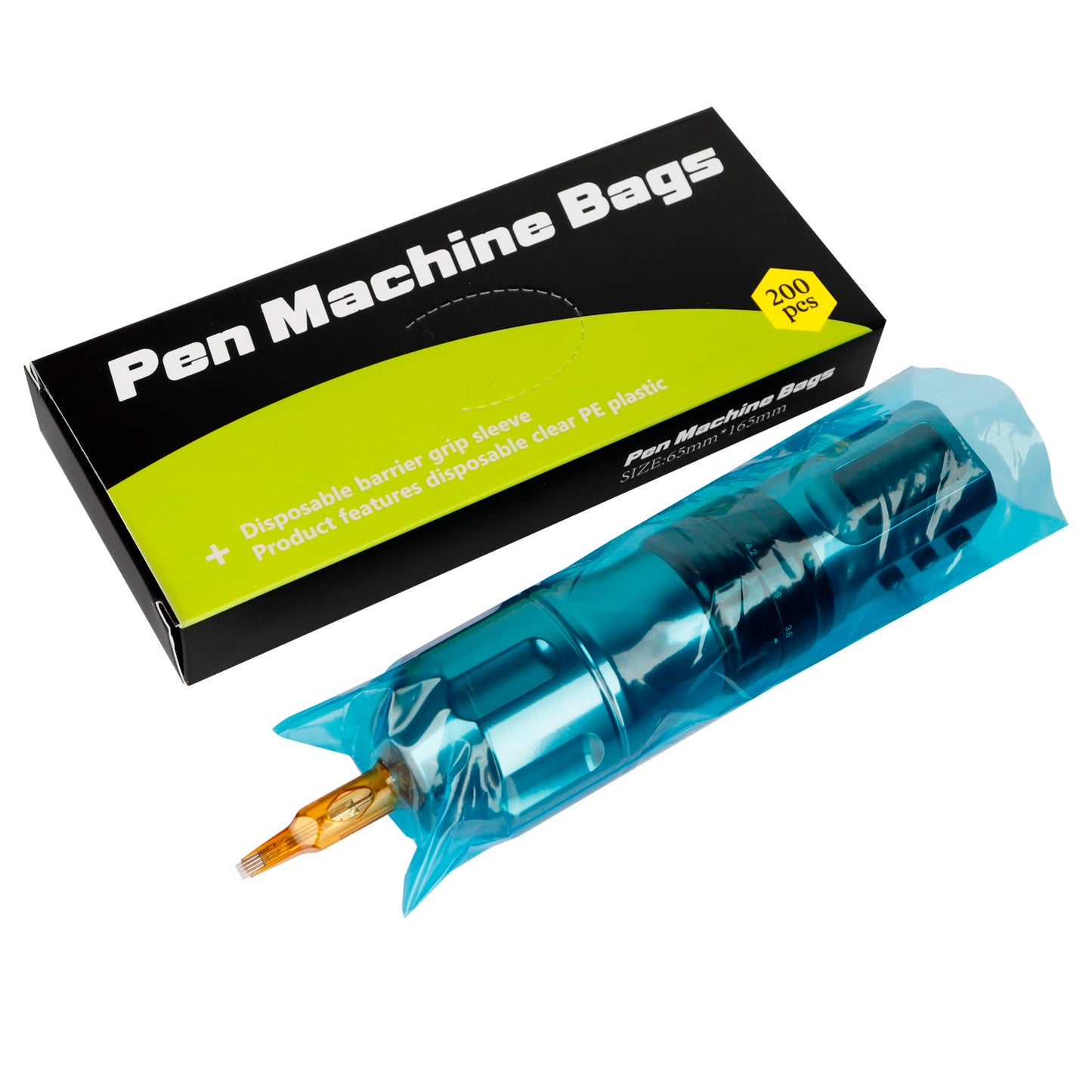 Протектор за пен машини INKONE 200бр | Pen Machine Bags Black