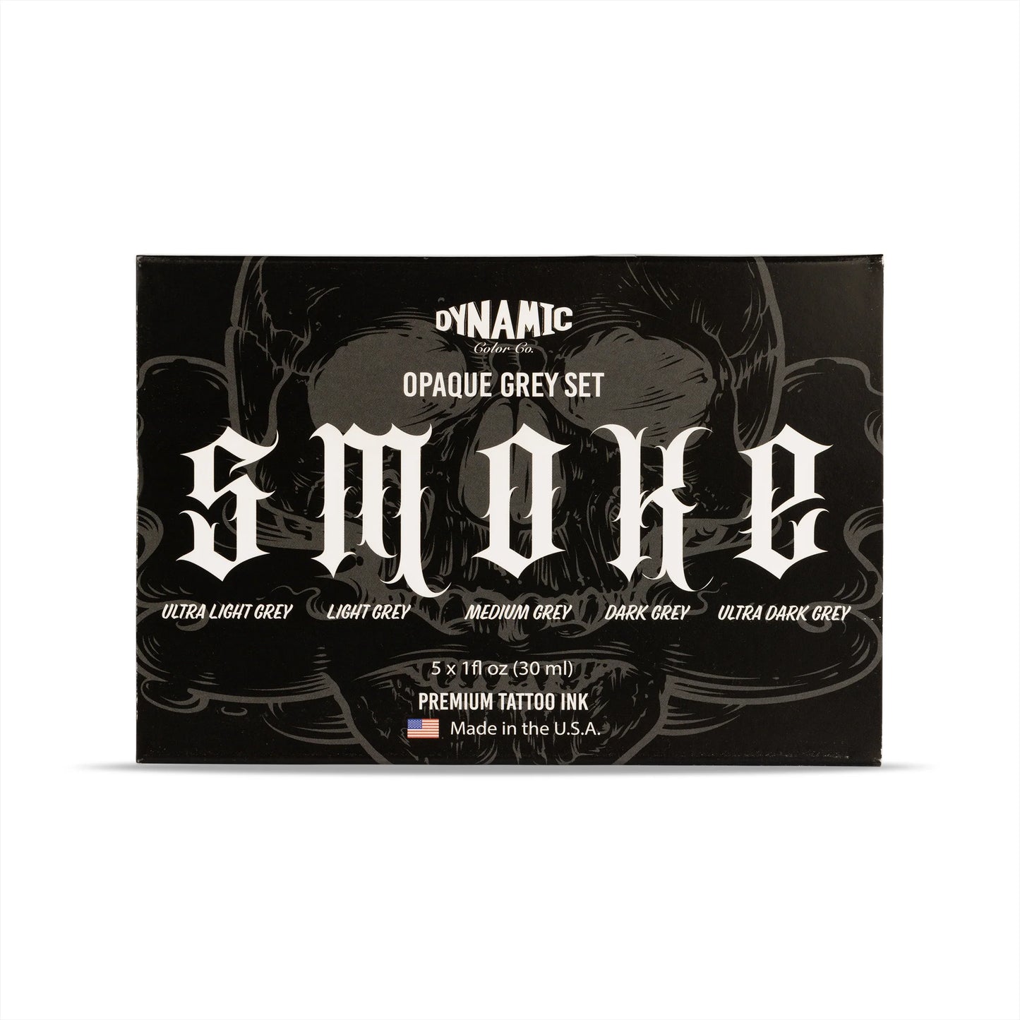 USA Dynamic Smoke Opaque Grays Set 5x30ml | Set of Dynamic Gray Inks 5x30ml