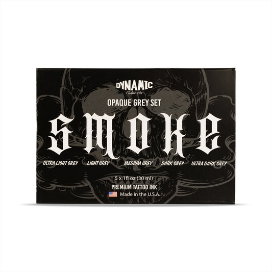 USA Dynamic Smoke Opaque Grays Set 5x30ml | Сет от сиви мастила на Динамик 5x30мл