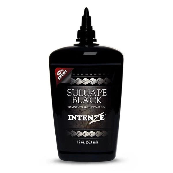 USA Suluape Black Samoan Tribal Ink 503ml | Extra black ink by Intens