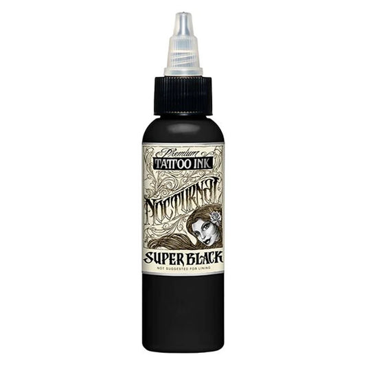 USA Noctural Ink Super Black 120ml | Премиум мастила за татуировки