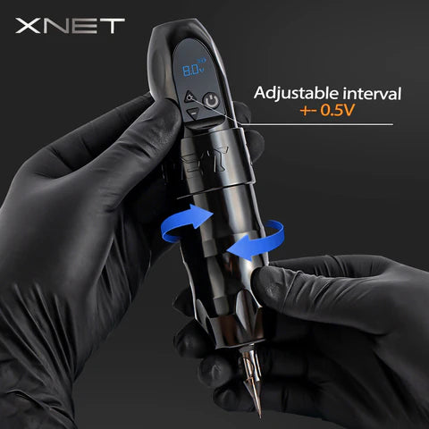 XNET TITAN Ambition Wiraless 4mm Black | новото поколение безжична машина за татуиране