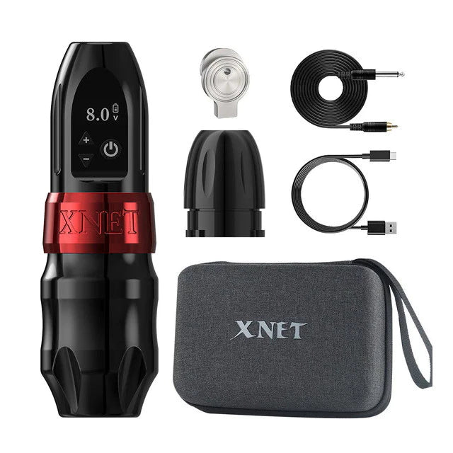 XNET TITAN Ambition Wiraless 4mm Black | новото поколение безжична машина за татуиране