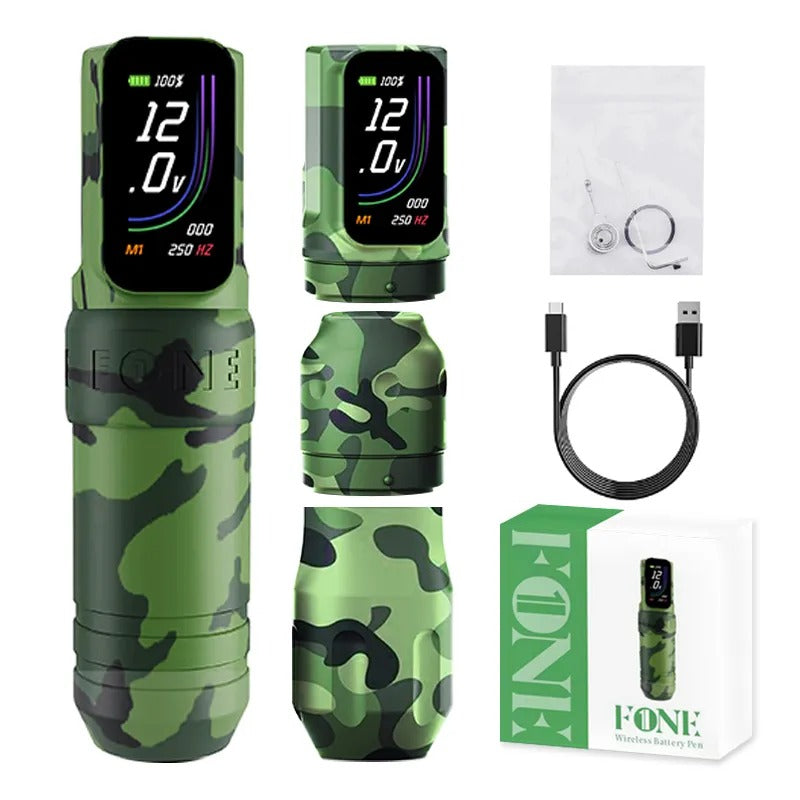 PEN Machine-FONE (3.5mm and 4.2mm Stroke) | Professional Tattoo Machine with Two Batteries