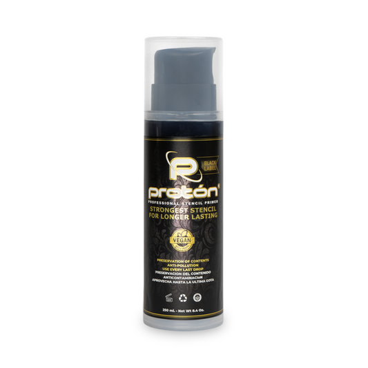 AIRLESS SYSTEM Proton Professional Stencil Black Label 250ml | Transfer Gel Stencil