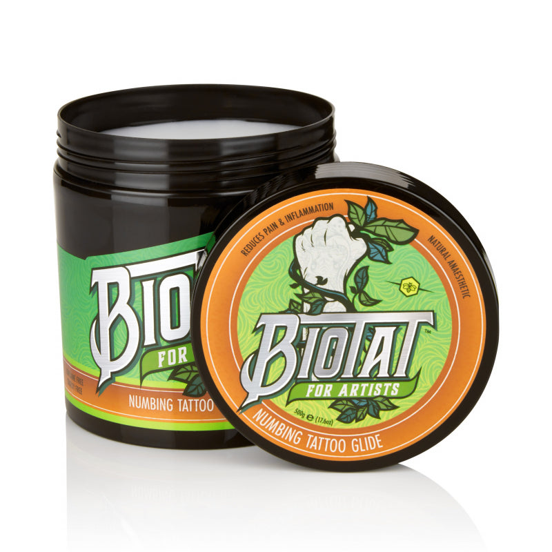Biotat Numbing Tattoo Glide 500g | обезболяващо масло за татуировки 500 г