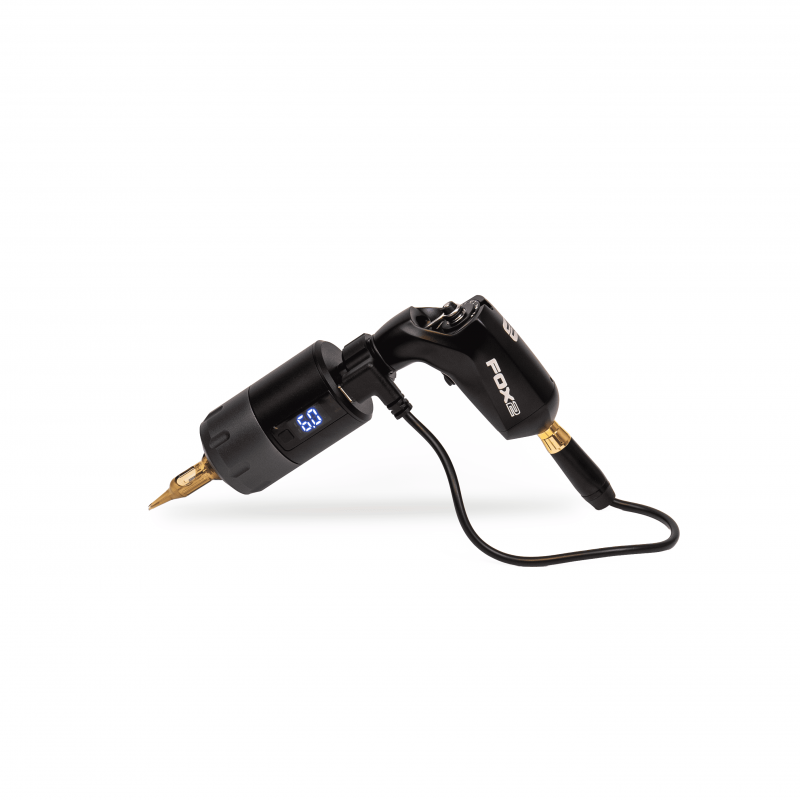 EQUALISER FOX BIG V2 – rotary tattoo machine with powerful 10W motor and adjustable stroke.