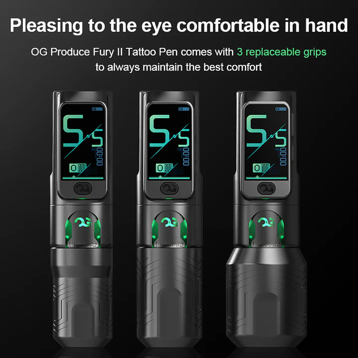 OG FURY Ⅱ 4.2mm Stroke Wireless Tattoo Pen | new generation wireless tattoo machine