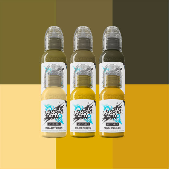 World Famous Limitless Tattoo Ink REACH | Jenna Kerr Baroque Set - 6x 30ml