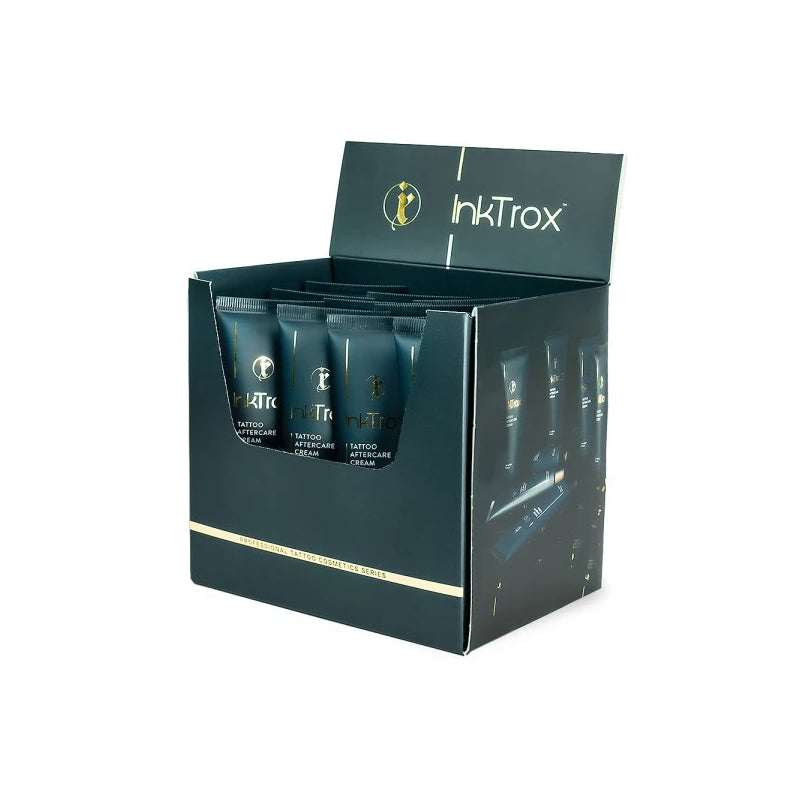 InkTrox Tattoo Aftercare Cream 50 ml – premium care for tattooed skin, ideal for sensitive and dry skin types.