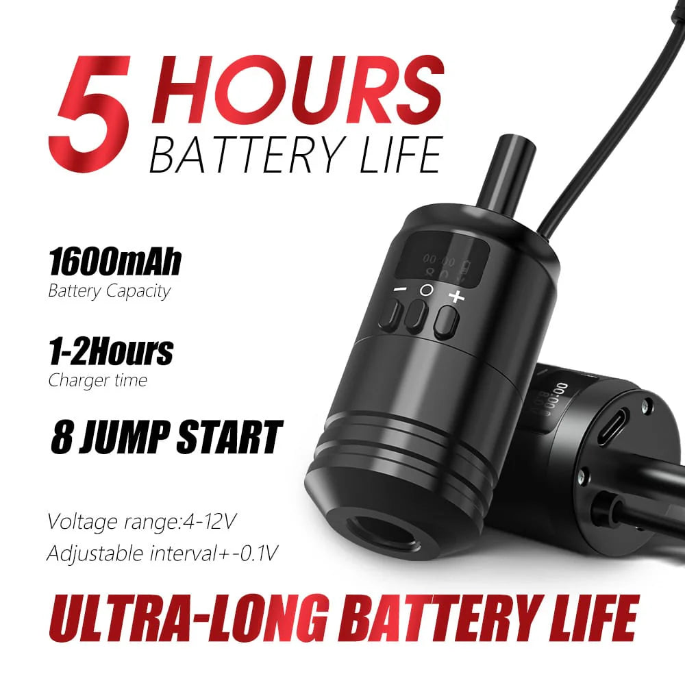 Ambition Wireless Battery Machine Handle Grips | Wireless battery-powered handle grip