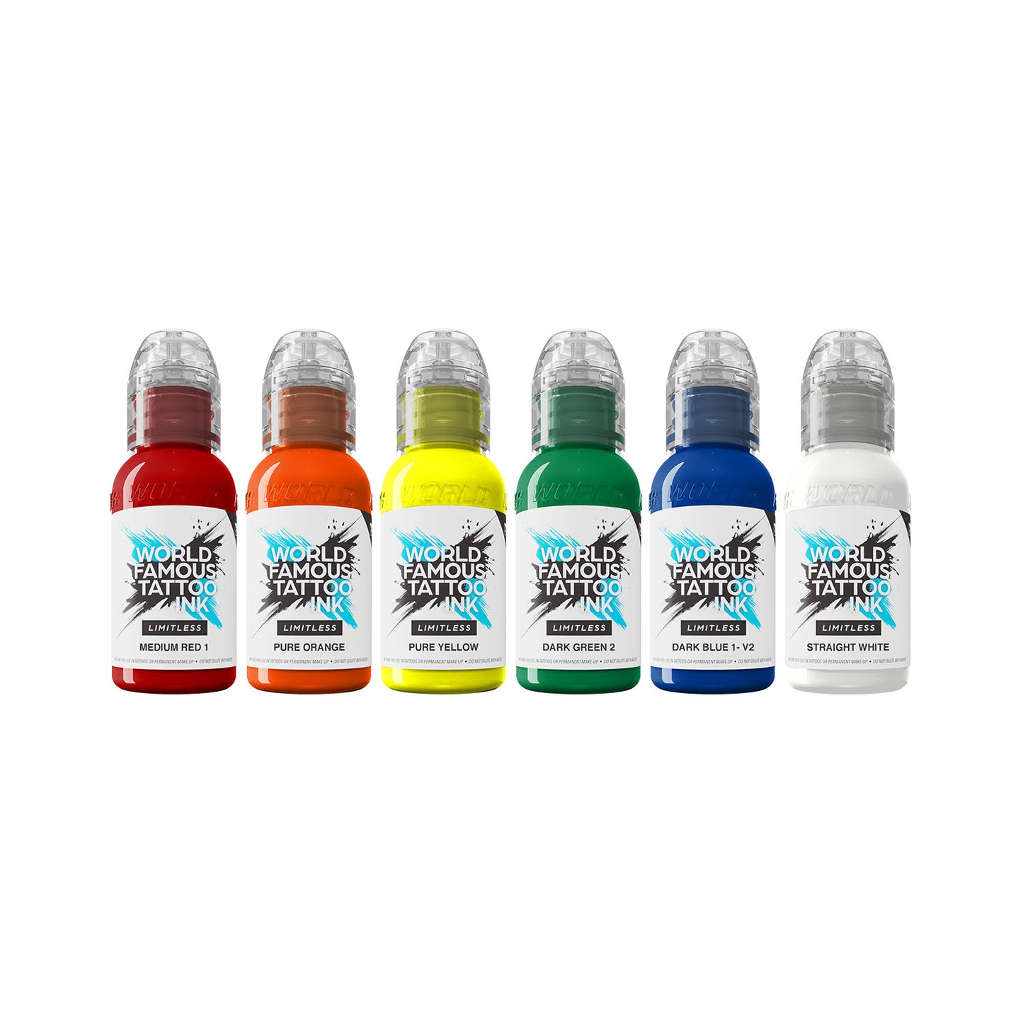 World Famous Limitless Tattoo Ink REACH | Simple Set 6x30ml