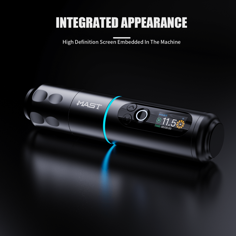 Cordless Mast Archer 2 in black finish with high-resolution screen and ergonomic design.