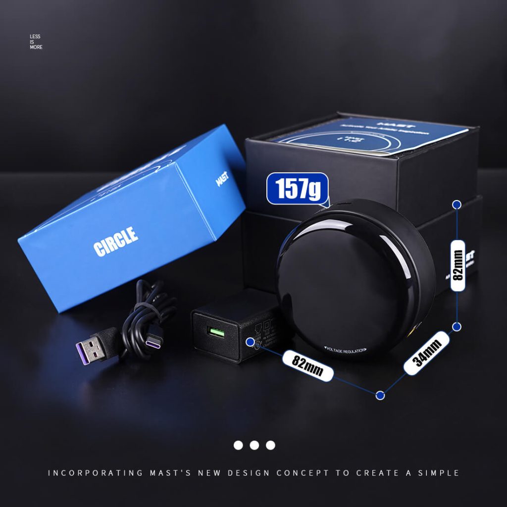 Mast Circle | Tattoo Power Supply OLED - Simple Power for Tattoo Machines