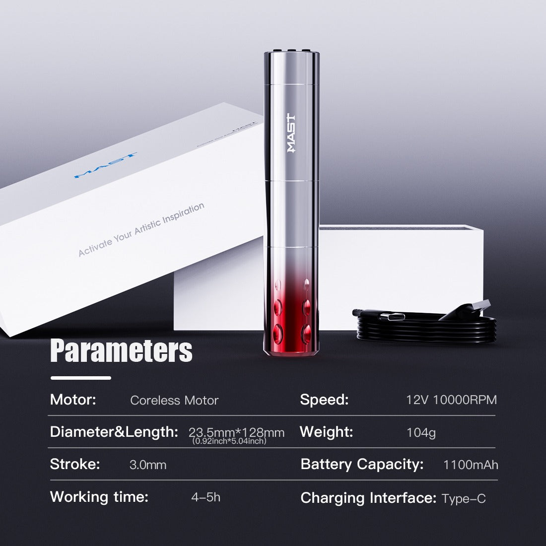 MAST PMU | Mast Wireless Pen with 3.0 mm Stroke