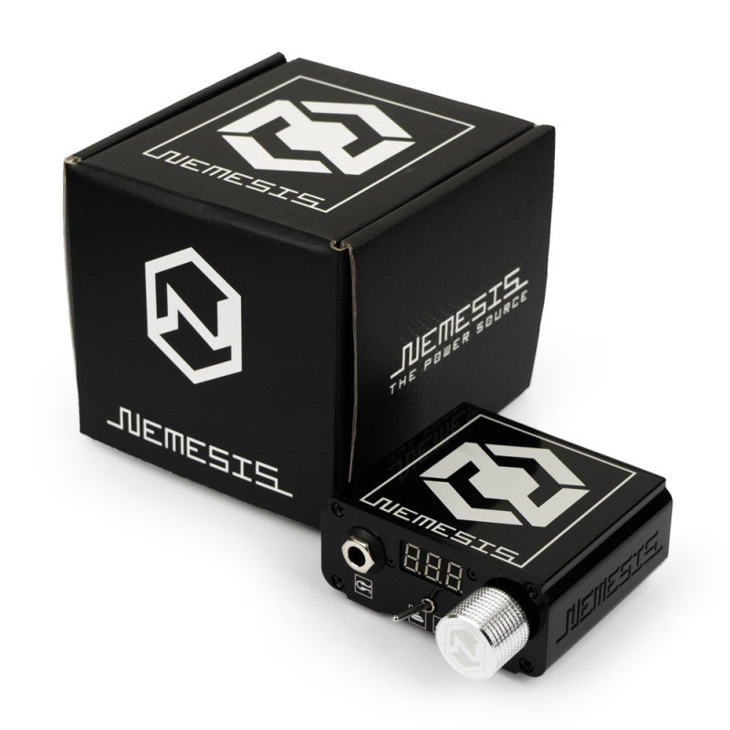 Nemesis Power Supply Black | Premium power supply for tattoo machines