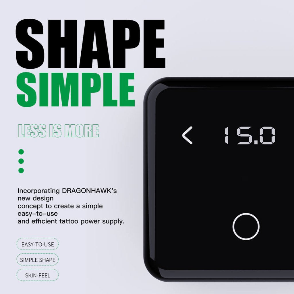 Dragonhawk Tattoo Power Supply | Dual Mode Start-Up