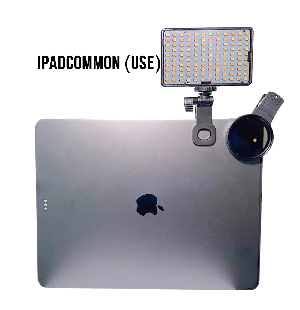 Pro Line light panel used with a tablet for professional photography