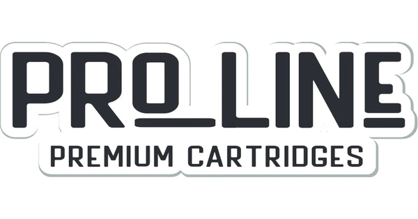Logo for Pro-Line Premium Cartridges, featuring stylized text on a clean, modern background. The text 'Pro-Line Premium Cartridges' is prominently displayed, conveying professionalism and quality. The design evokes a sense of reliability and expertise in cartridge products.