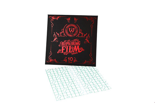 Red AVA Repairing Film Protective Tattoo Film - 10 sheets, size 15x10 cm, offering waterproof, breathable, flexible, and hypoallergenic protection for fresh tattoos.