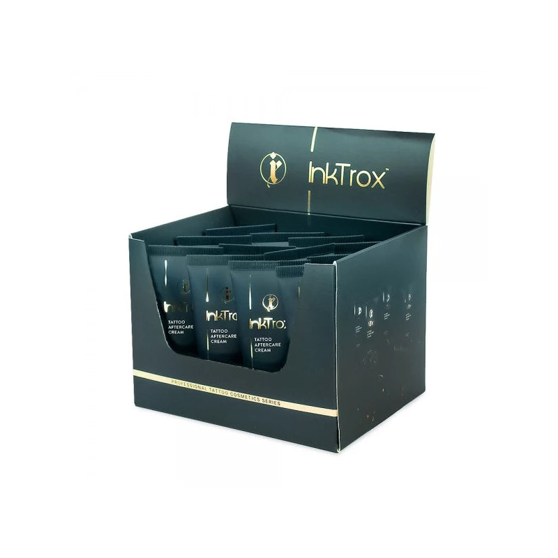 InkTrox Tattoo Aftercare Cream 50 ml – premium care for tattooed skin, ideal for sensitive and dry skin types.