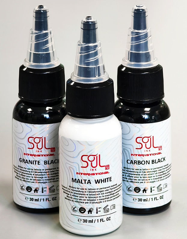 Soul Ink Series Tattoo Ink – REACH-compliant, vegan, and cruelty-free tattoo ink, ensuring safety and ethical artistry. Perfect for professional use.