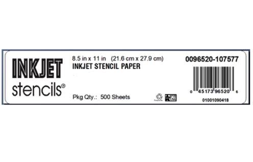 InkJet Stencils Paper - 500 sheets A4 | Inkjet Stencil Paper - 500 sheets