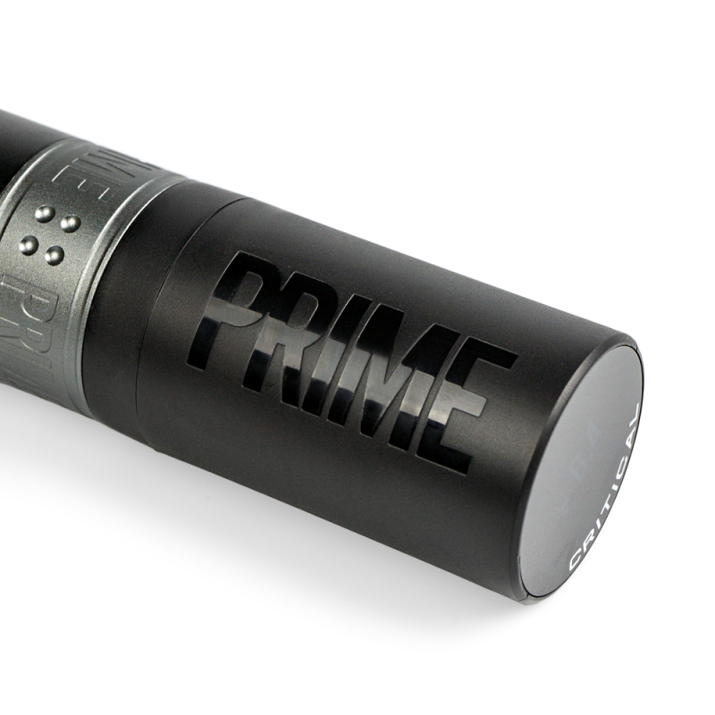 Side view of the Critical Prime Pen 4.2, showcasing the control buttons and ergonomic design.
