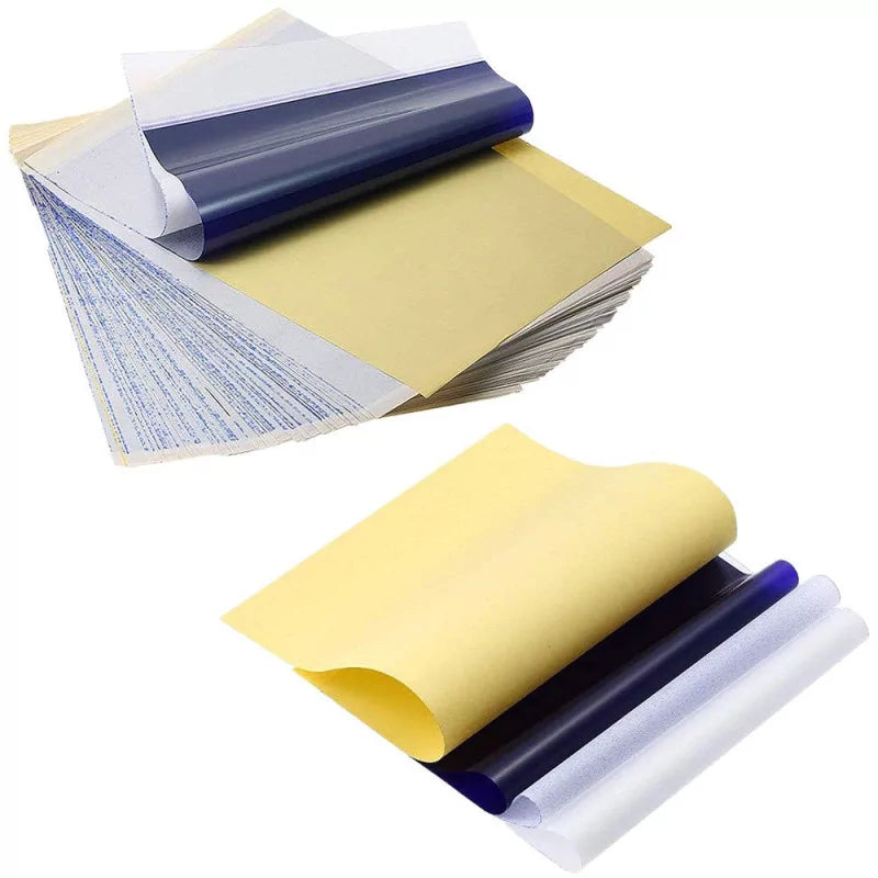 Transfer stencil paper roll - 5 sheets for tattoo designs
