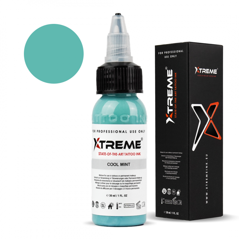 Xtreme Ink REACH-compliant tattoo pigment, offering vibrant and high-quality colors with smooth application and quick healing, suitable for professional tattoo artists.