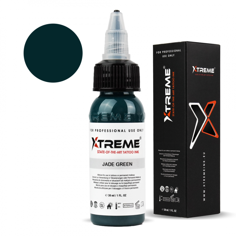 Xtreme Ink REACH-compliant tattoo pigment, offering vibrant and high-quality colors with smooth application and quick healing, suitable for professional tattoo artists.