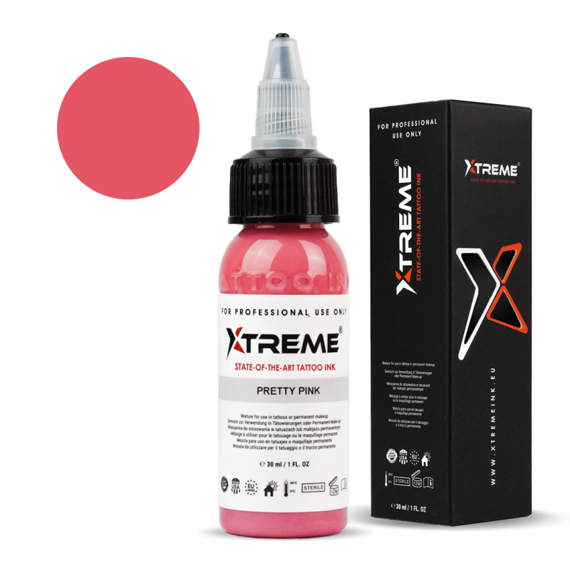 Xtreme Ink REACH-compliant tattoo pigment, offering vibrant and high-quality colors with smooth application and quick healing, suitable for professional tattoo artists.