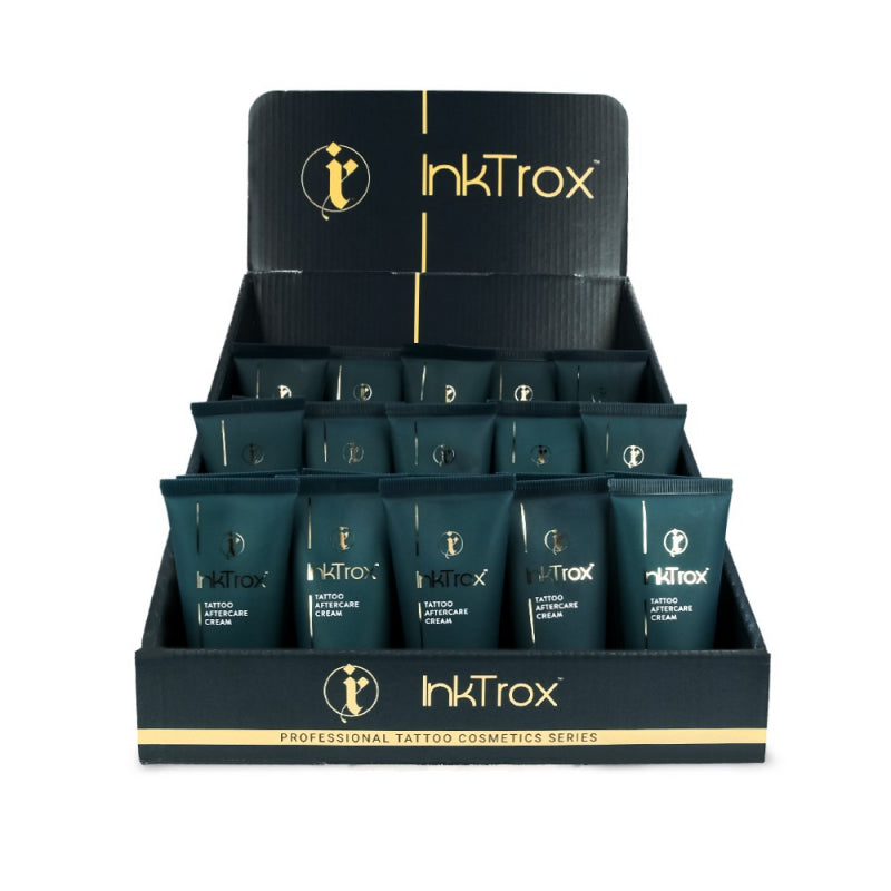 InkTrox Tattoo Aftercare Cream 50 ml – premium care for tattooed skin, ideal for sensitive and dry skin types.