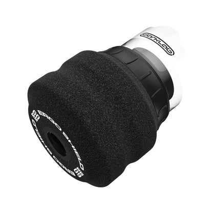 FK Irons Ergo Shield 55mm Disposable Foam Tattoo Grips - Black | Box of 24