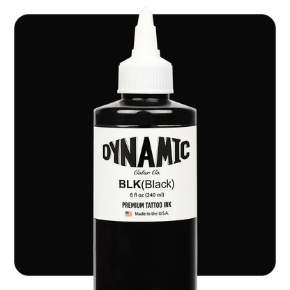 Dynamic Black Color Premium Tattoo Ink – професионално черно мастило за татуировки, Made in USA.