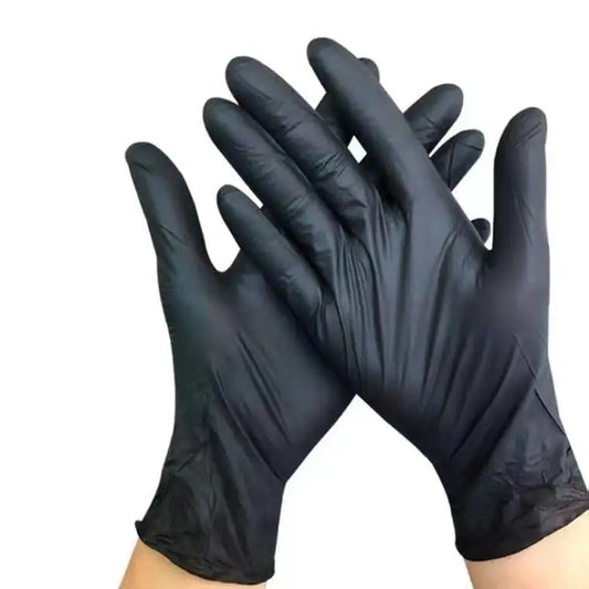 Черни винилови/нитрилни ръкавици 100бр | Black Vinyl/Nitrile Gloves 100pcs