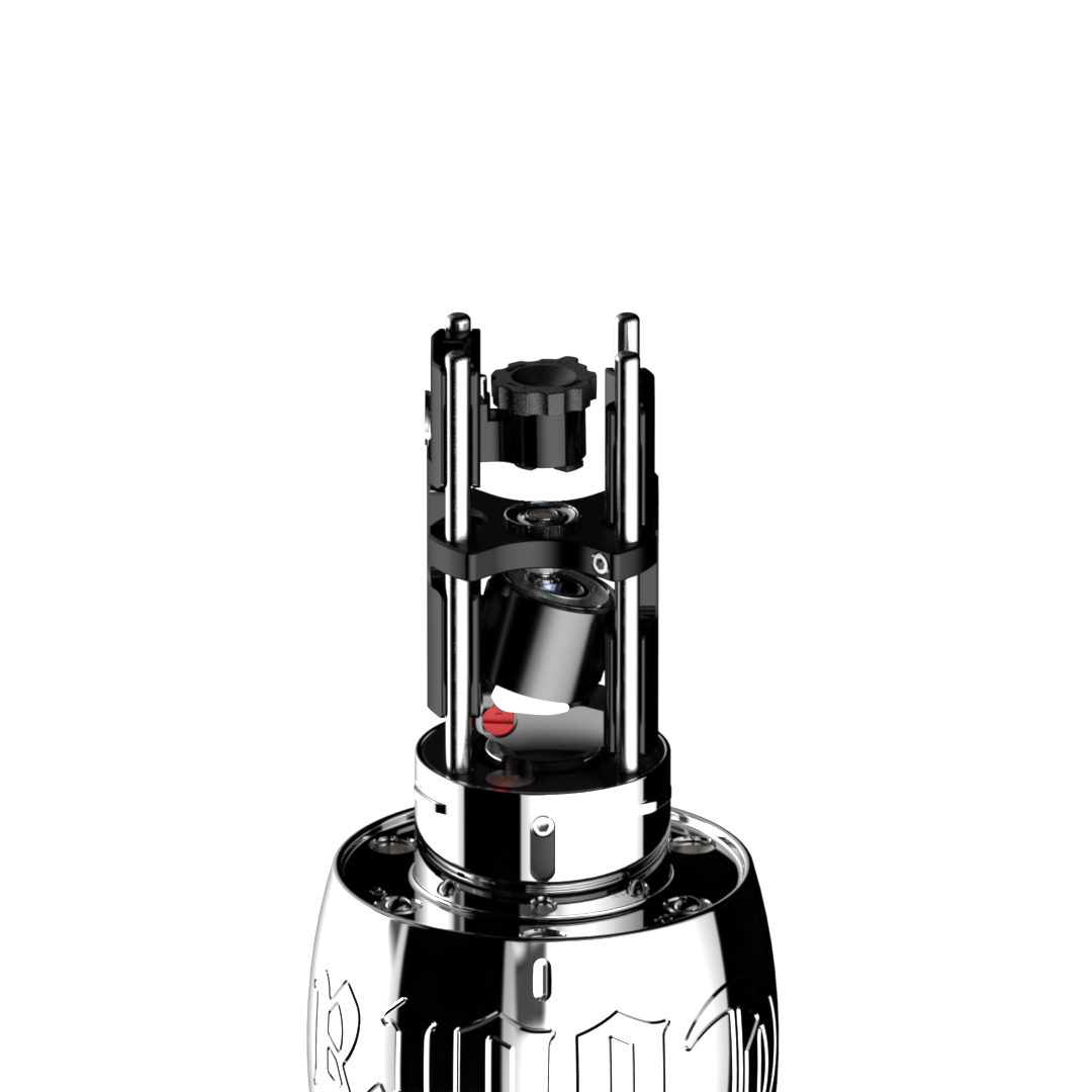 Ink Machines - Cobra Tattoo Machine For Universal Cartridges - Polished 37mm