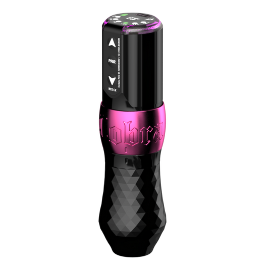 Ink Machines - Cobra Tattoo Machine For Universal Cartridges - Seductive pink 37mm