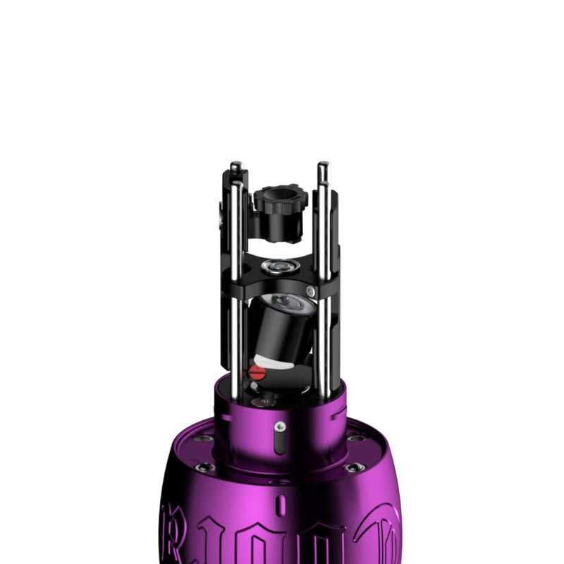 Ink Machines - Cobra Tattoo Machine For Universal Cartridges - Deep Purple 37mm