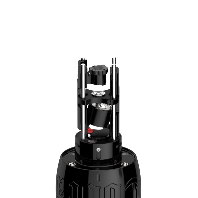Ink Machines - Cobra Tattoo Machine For Universal Cartridges - Evil Black 37mm