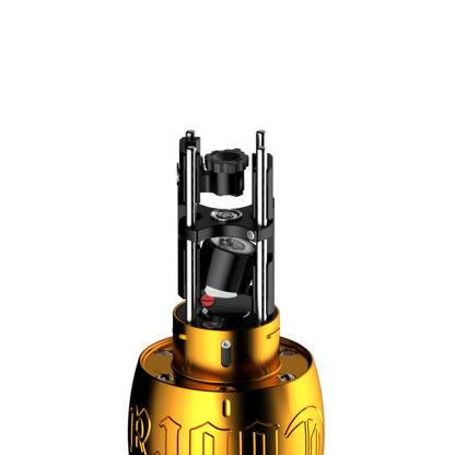 For Regular Cartridges with adjustable give and adjustable stroke length. Delivered with one-piece aluminium grip of choice. Parts for converting to Neo-Cartridges or grip for Neo-cartridges are not included in this version. Configure color and grip size below.