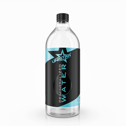 UNISTAR Demineralized Water 1L | Cleanliness and Safety for Professional Tattoos