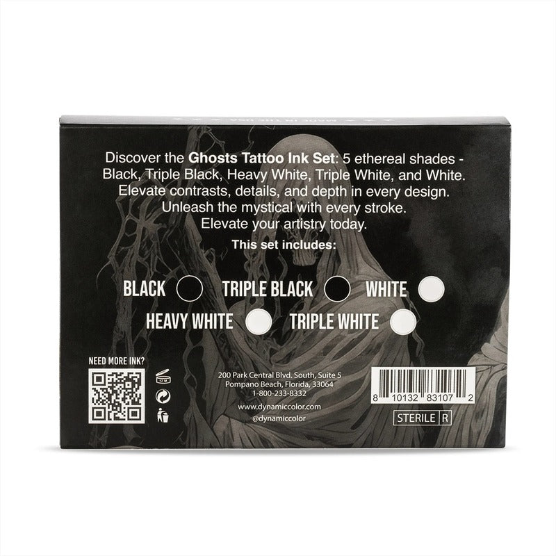 USA Dynamic Tattoo Ink Ghosts | 30ml x 5  Set