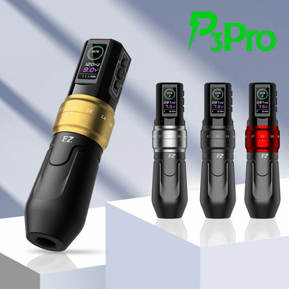 EZ P3 PRO WIRELESS BATTERY PEN MACHINE | adjustable stroke