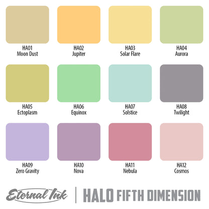 Halo Fifth Dimension Set 12 Bottles | USA Eternel Colors