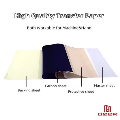 OZER Classic Transfer Paper 100pcs | Thermal paper for stencils 100pcs